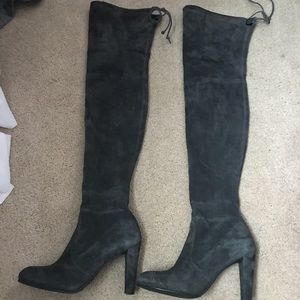 Stuart weitzman Highland over-the-knee boots suede
